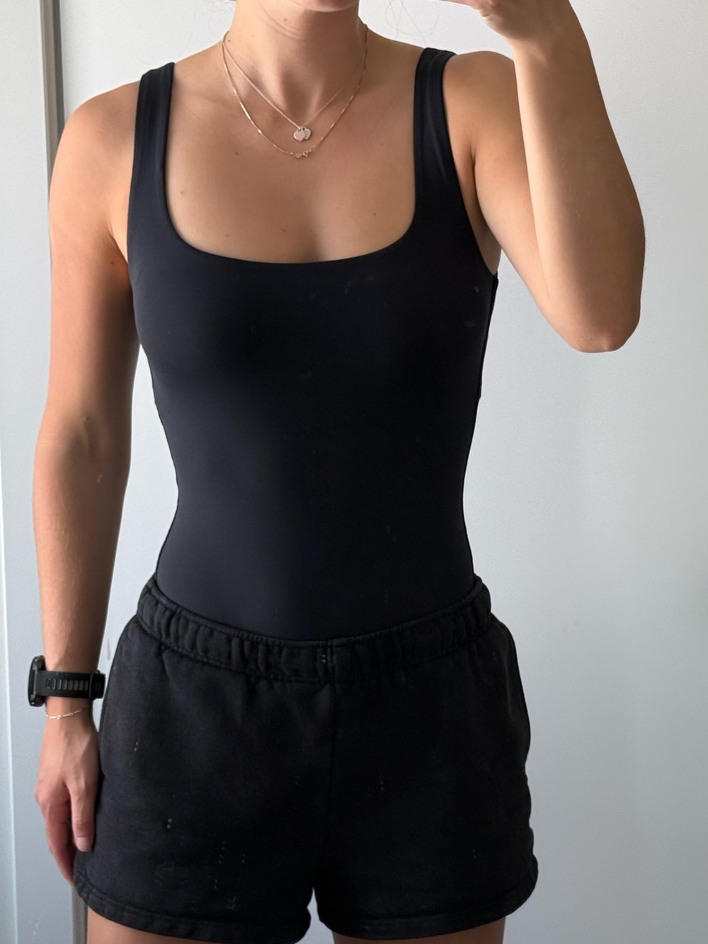 Aritzia Original Contour Pursue Squareneck Bodysuit